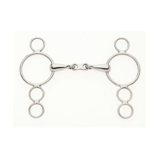 Continental 3 Ring French Link Snaffle