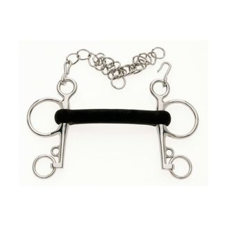 Hard Rubber Mullen Mouth Pelham