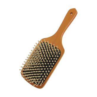 HySHINE Luxury Wooden Mane &amp; Tail Brush - Tan - 25.5 x 8.3cm