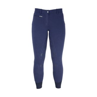 HyPERFORMANCE Derby Silicon Ladies Jodhpurs - Navy
