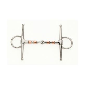 Copper Roller Full Cheek Jointed Snaffle - 5"
