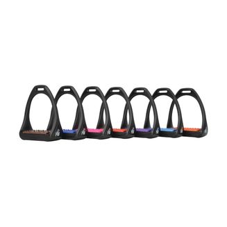 HyJUMP Compositi Reflex Stirrups with Coloured Treads