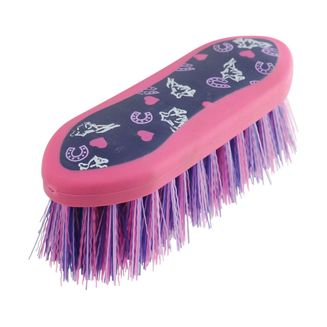 HySHINE Hy Print Dandy Brush - Navy/Pink - 20 x 8cm