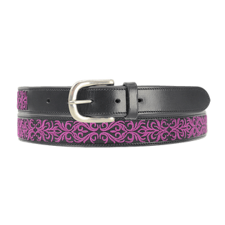 Hy Meydan Leather Belt - Fuchsia