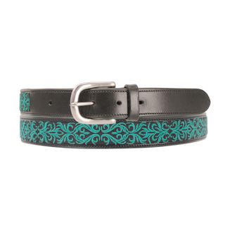 Hy Meydan Leather Belt - Turquoise