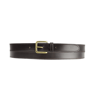 Hy Plain Leather Belt - Brown