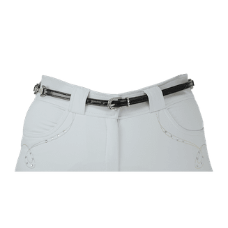 Hy Elegant Diamante Snaffle Bit Belt - Black