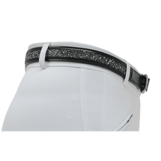 Hy Encrusted Ladies Roka Belt - Black