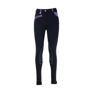 HyPERFORMANCE Diesel Children's Jodhpurs - Navy/Lavender