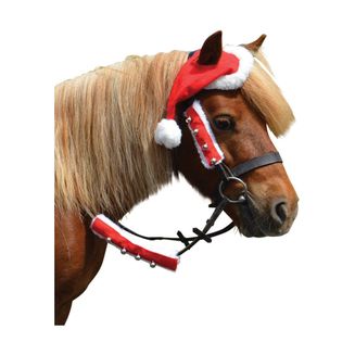 Hy Christmas Santa Horse Hat - Red/White - One Size