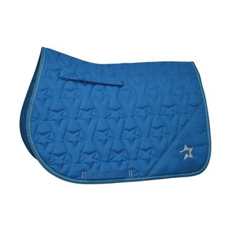 HySPEED Zeddy Saddle Pad - Cobalt Blue/Petrol Blue/Turquoise