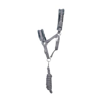Hy Sport Active Head Collar &amp; Lead Rope - Pencil Point Grey