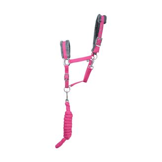 Hy Sport Active Head Collar &amp; Lead Rope - Bubblegum Pink