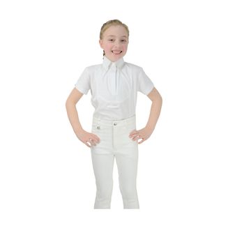 HyFASHION Children's Tilbury Short Sleeved Tie Shirt - White