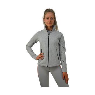 HyFASHION London Edition Sports Fleece - Light Grey/Neon Peach