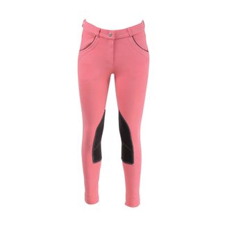 HyPERFORMANCE Darcy Diamante Mizs Jodhpurs - Coral/Brown