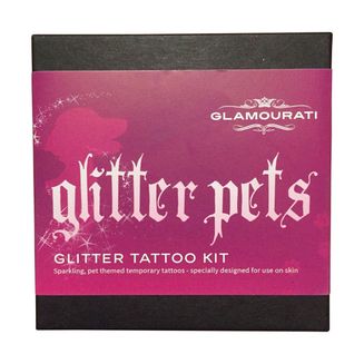 Glamourati Glitter Tattoo Kit for People - Glitter Pets