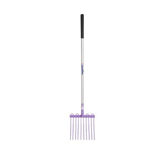 Fyna-Lite Multi Mucka Stable Fork - Long Handle (10PLPURPLE) - 120cm