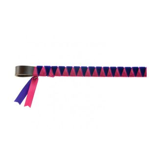 ShowQuest Hexham Brow Band - Purple/Cerise - Pony