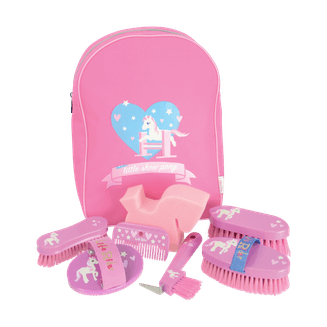 Little Rider Little Show Pony Complete Grooming Kit Rucksack - Cameo Pink