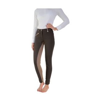 HyPERFORMANCE Manby Ladies Jodhpurs - Brown/Light Brown