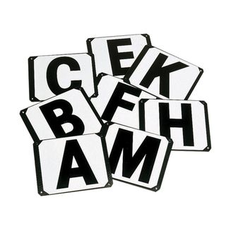 STUBBS Dressage Letters (S651P) - Set of 8 Letters