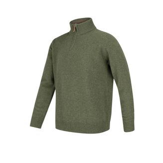 Hoggs Lothian 1/4 Zip Neck Pullover Thyme