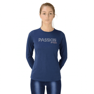 HyFASHION Passion to Ride Long Sleeve T-Shirt - Navy