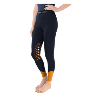 Hy Equestrian Energise Riding Skins - Navy/Orange