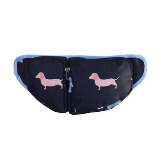 Hy Equestrian Liza Dog Print Bum Bag - One Size