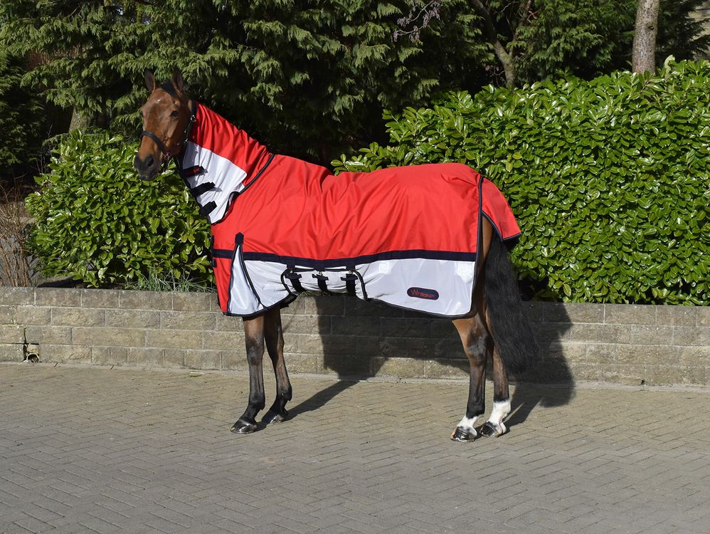 R462 John Whitaker Rastrick V2 Airflow – Tappeto Per Cavalli Con Collo Fisso, Tessuto Misto Impermeabile E Traspirante