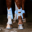 Tri-Zone Airlite Open Fronted Fetlock Boot - White additional 3