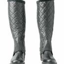HyLAND Winter Quilted Half Chaps - Black additional 1