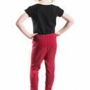 HyPERFORMANCE Dotty Tots Jodhpurs - Red/Champagne Polka Dots additional 3