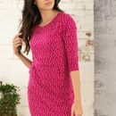 Target Dry Lighthouse Ivy Women's Geo Print Dress - Raspberry additional 6