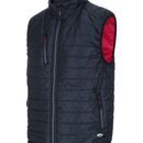 Hoggs Granite Packaway Rip-Stop Zip-Up Gilet - Black/Red additional 1
