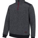 Hoggs Granite Quarter Zip Work Sweatshirt - Grey additional 1