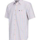 Hoggs Kessock Short Sleeve Tattersall Check Shirt - Red/Yellow additional 1