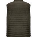 Hoggs Kingston Packaway Ripstop Zip-Up Gilet - Olive/Merlot additional 3