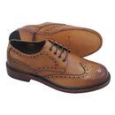 Hoggs Muirfield Burnished Tan Leather Brogue Shoes additional 2