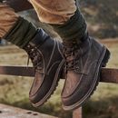 Hoggs Selkirk Moc Waterproof Leather Work Boot - Oak Brown additional 3