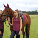 Hy Equestrian Synergy Fly Veil - Fig/Silver additional 2