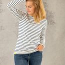 Target Dry Lighthouse Women's Causeway Breton Top - Cloud/Midnight Stripe additional 3