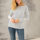 Target Dry Lighthouse Women's Causeway Breton Top - Cloud/Midnight Stripe additional 5