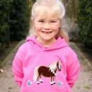 British Country Collection Flora Pony Childrens Hoodie additional 2