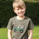 British Country Collection Offroader &amp; Dogs Childrens T-Shirt additional 1