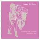 Deckled Edge Colour Block Pony Card additional 12