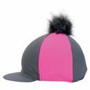 Hy Equestrian Hat Cover with Faux Fur Pom Pom additional 3