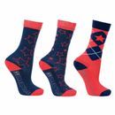 Hy Equestrian Stella Children's Socks (3 pack) additional 1
