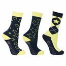 Hy Equestrian Stella Children's Socks (3 pack) additional 3